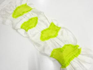 正絹　絞り　帯揚げ